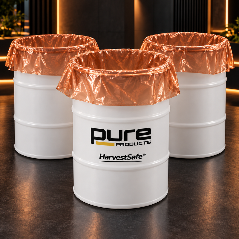 HarvestSafe Drum Liner — 55 Gallon / 36 × 60 in