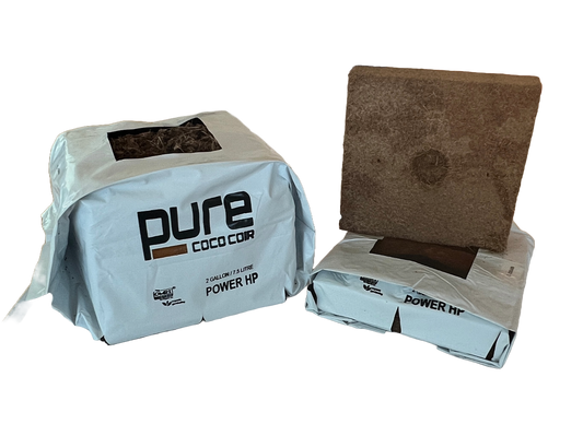 PURE SUBSTRATES® Plastic Closed Top Coco Bag - POWER HP Blend
